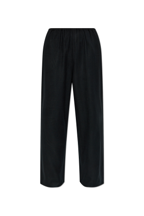 パンツ BALENCIAGA SILK CREPE TROUSERS Silk pajama pants in black - Balenciaga | Mytheresa